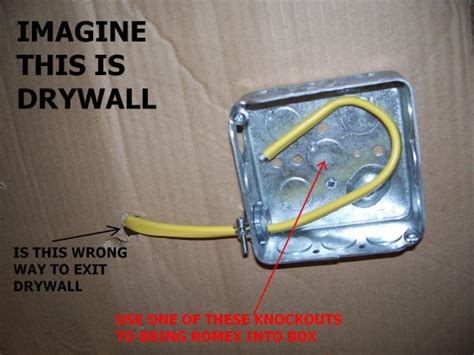 cover junction box with drywall|extending romex behind drywall.